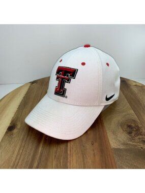Nike Texas Tech Red Raiders Legacy 91 White Hat M / L Stretch Fit